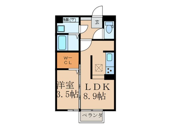 Recente浜町の物件間取画像